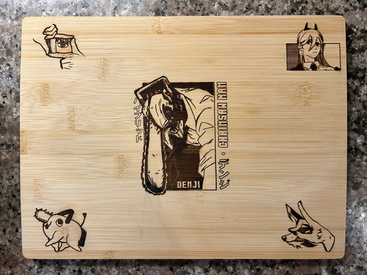 Chainsaw Man Cutting Board